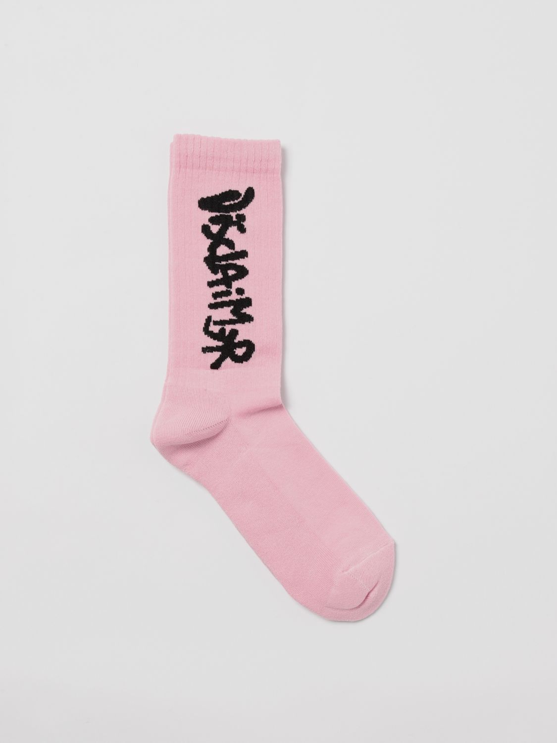 Disclaimer Socks  Men Color Pink