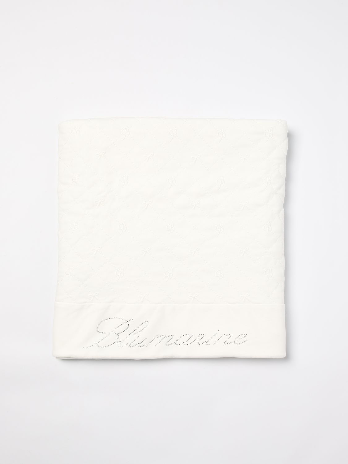 Shop Miss Blumarine Blanket  Kids Color White In Weiss