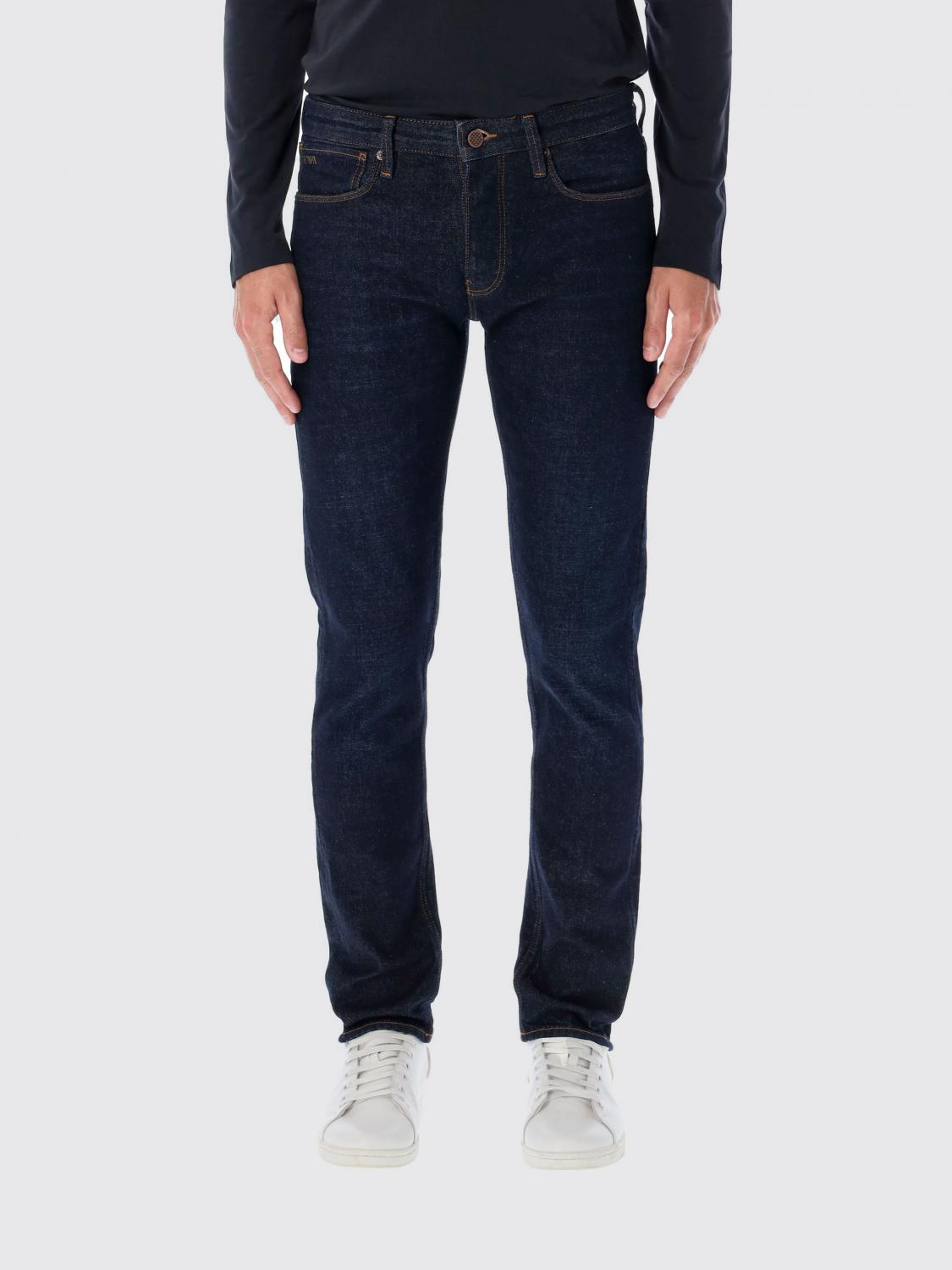 Emporio Armani Jeans Men Color Denim In Denim