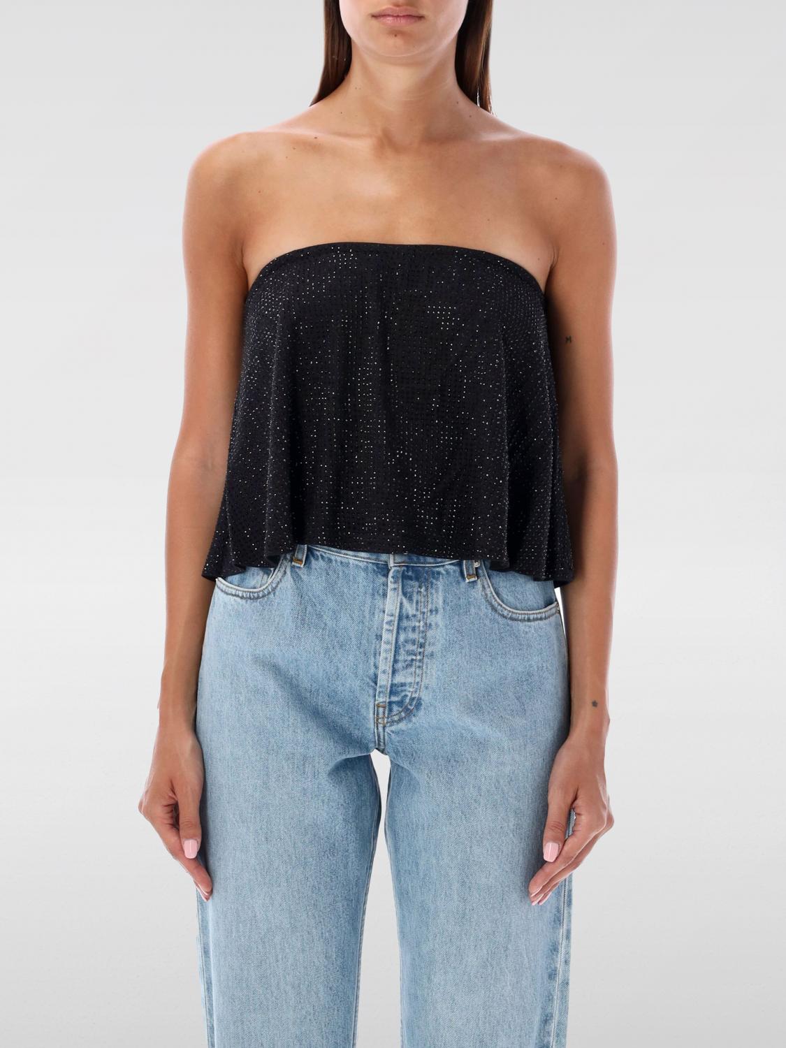Shop Retroféte Top Retrofete Woman Color Black In Schwarz