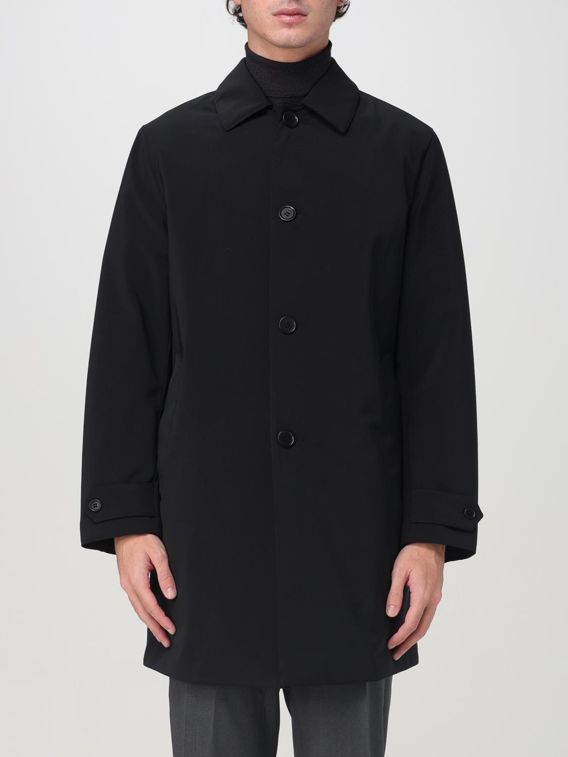 Aspesi Loose Fitted Coat In Schwarz