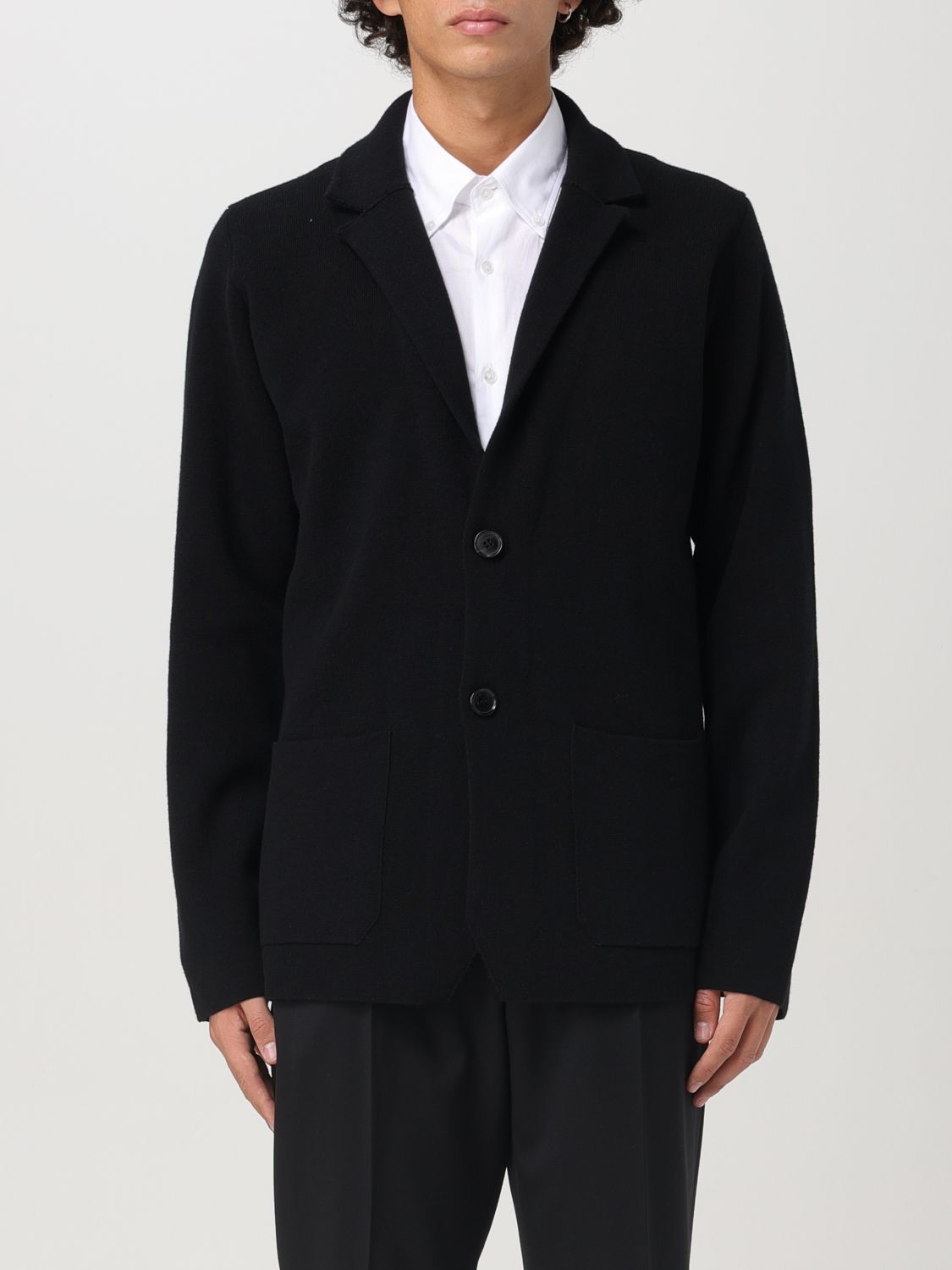 Shop Roberto Collina Jacket  Men Color Black In Schwarz