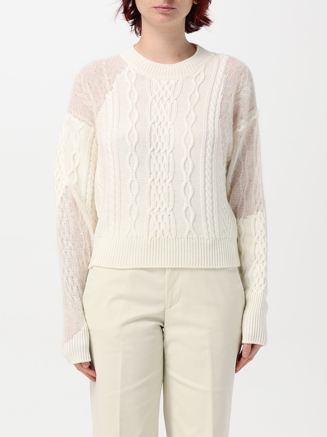 Shop Roberto Collina Sweater  Woman Color Beige