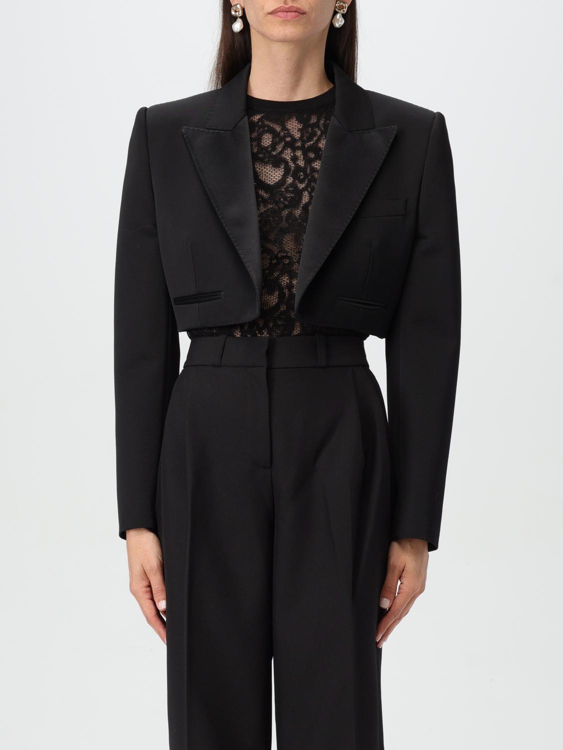 Dolce & Gabbana Wool-blend Spencer Tuxedo Blazer In Schwarz