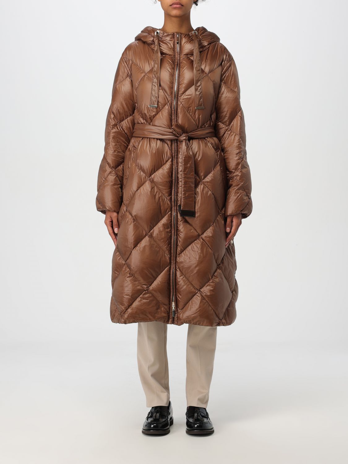 Shop Max Mara Jacket  Woman Color Camel