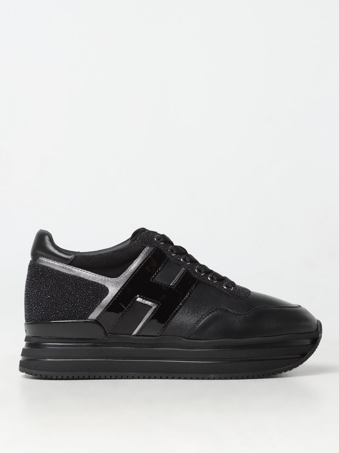 Shop Hogan Sneakers  Woman Color Black In Schwarz