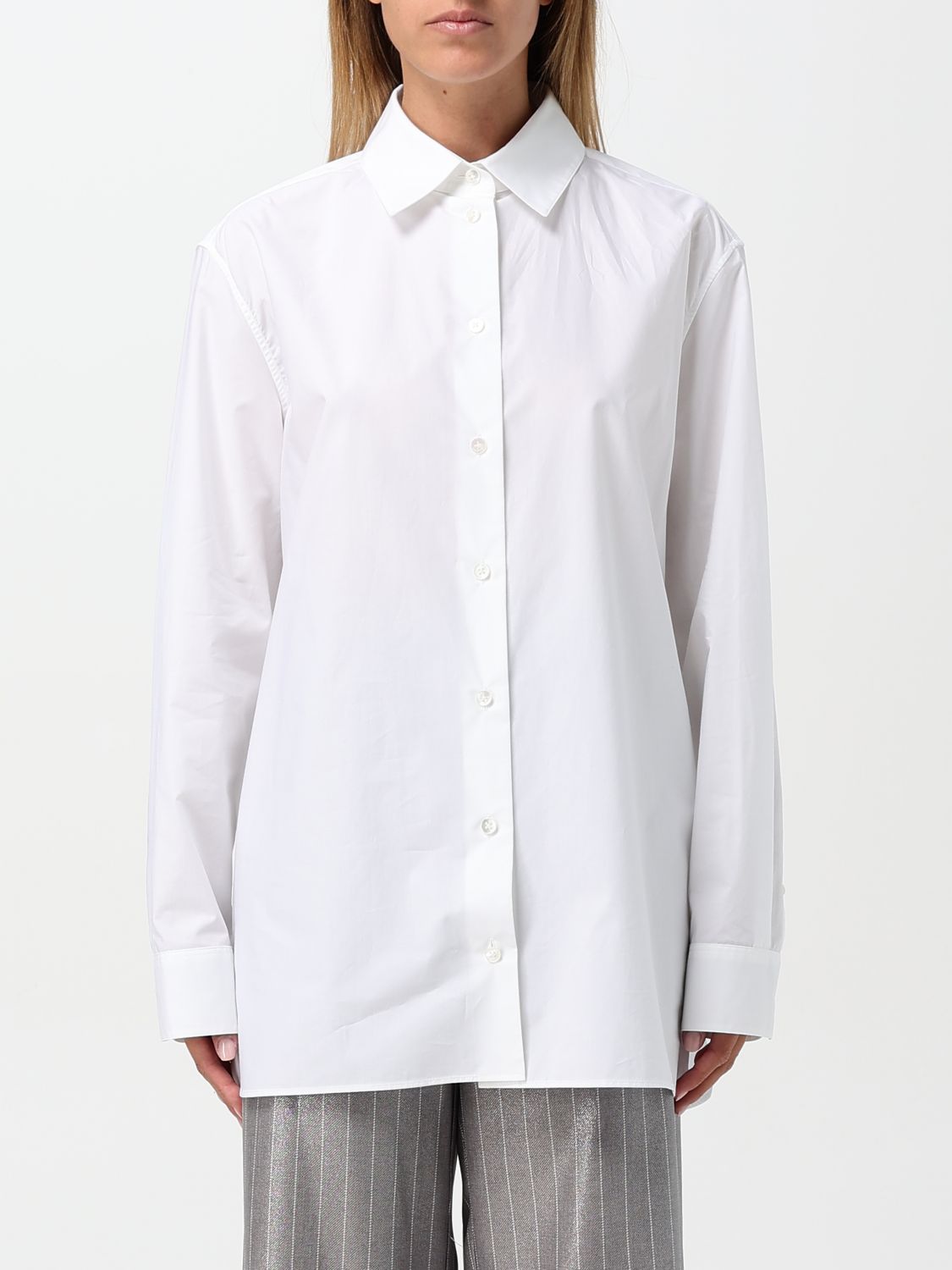 Shop The Row Shirt  Woman Color White In Weiss