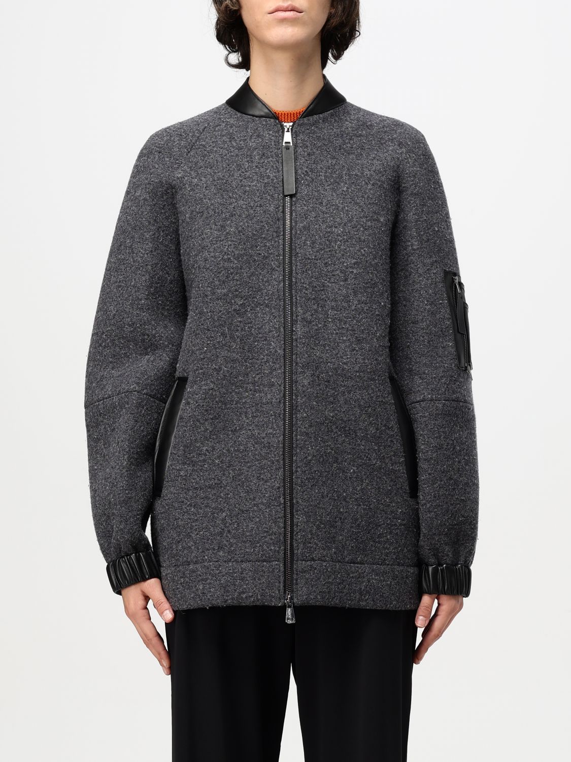 Shop Max Mara Jacket  Leisure Woman Color Grey In Grau