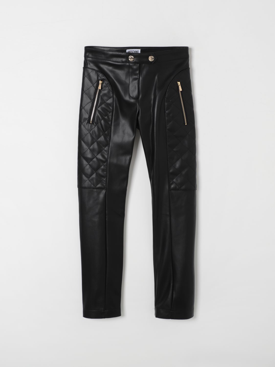 Moschino Pants  Kids Color Black In Schwarz