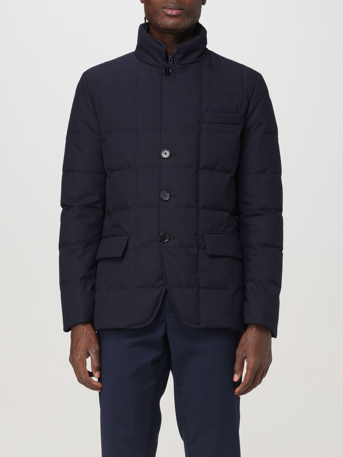 Shop Fay Jacket  Men Color Blue In Blau