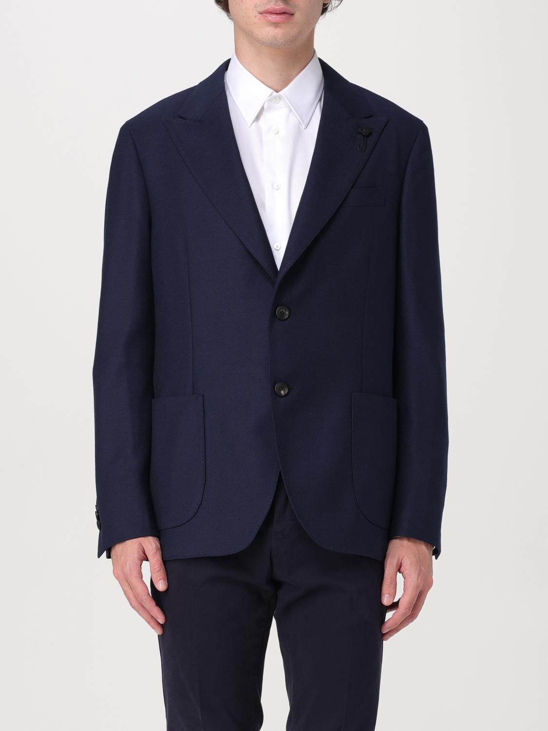 Shop Lardini Jacket  Men Color Navy