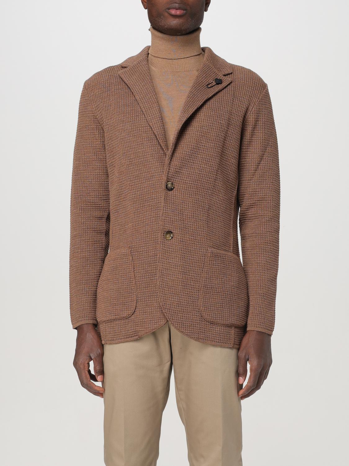 Lardini Jacket  Men Color Camel In Camel