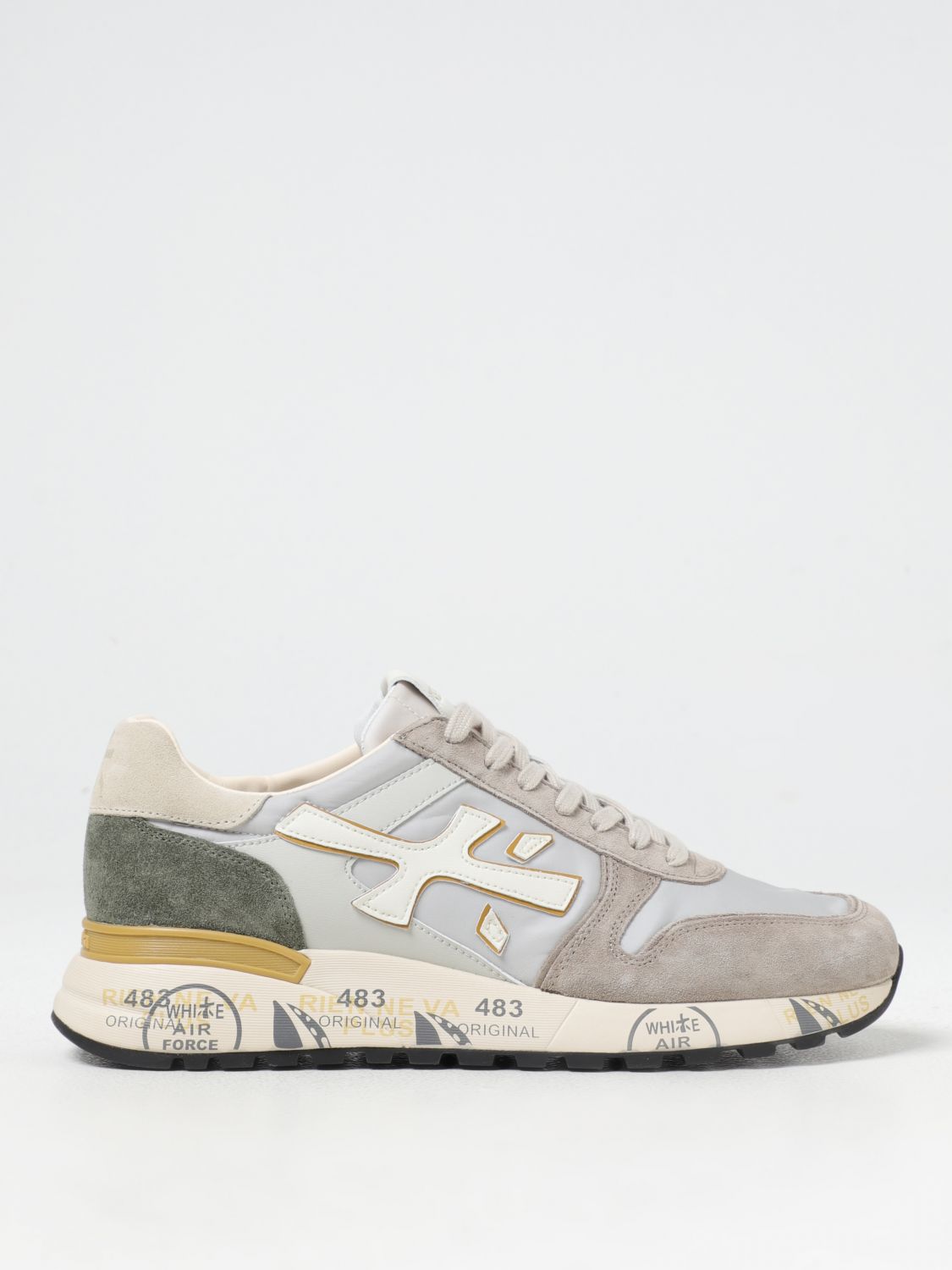 Shop Premiata Sneakers  Men Color Grey In Grau