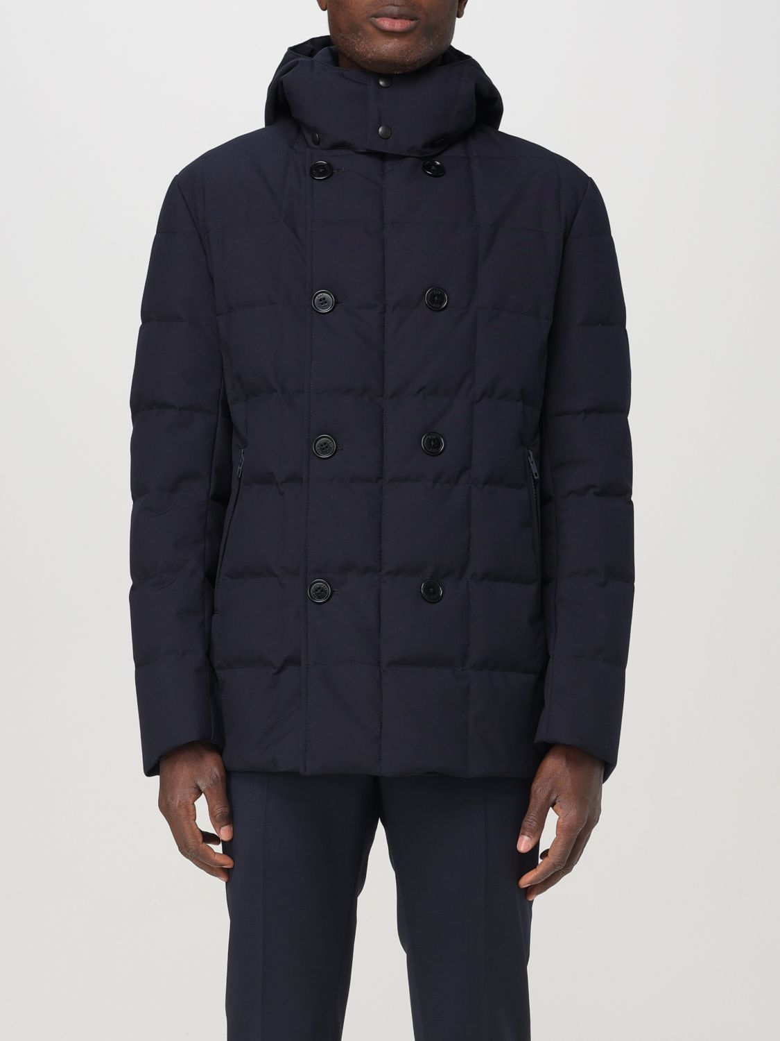 Shop Fay Jacket  Men Color Blue In Blau