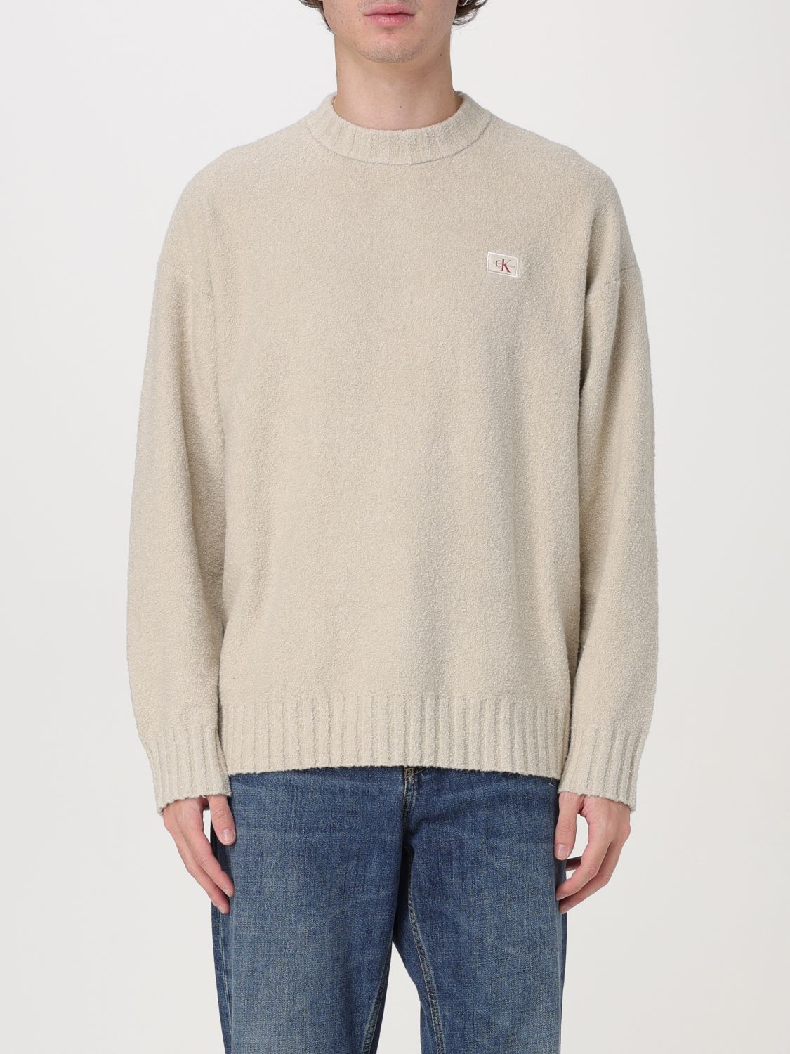 Calvin Klein Sweater  Men Color Beige