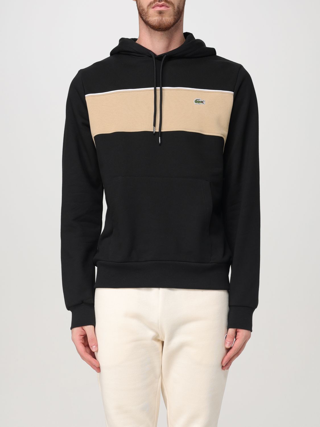 Shop Lacoste Sweatshirt  Men Color Black In Schwarz