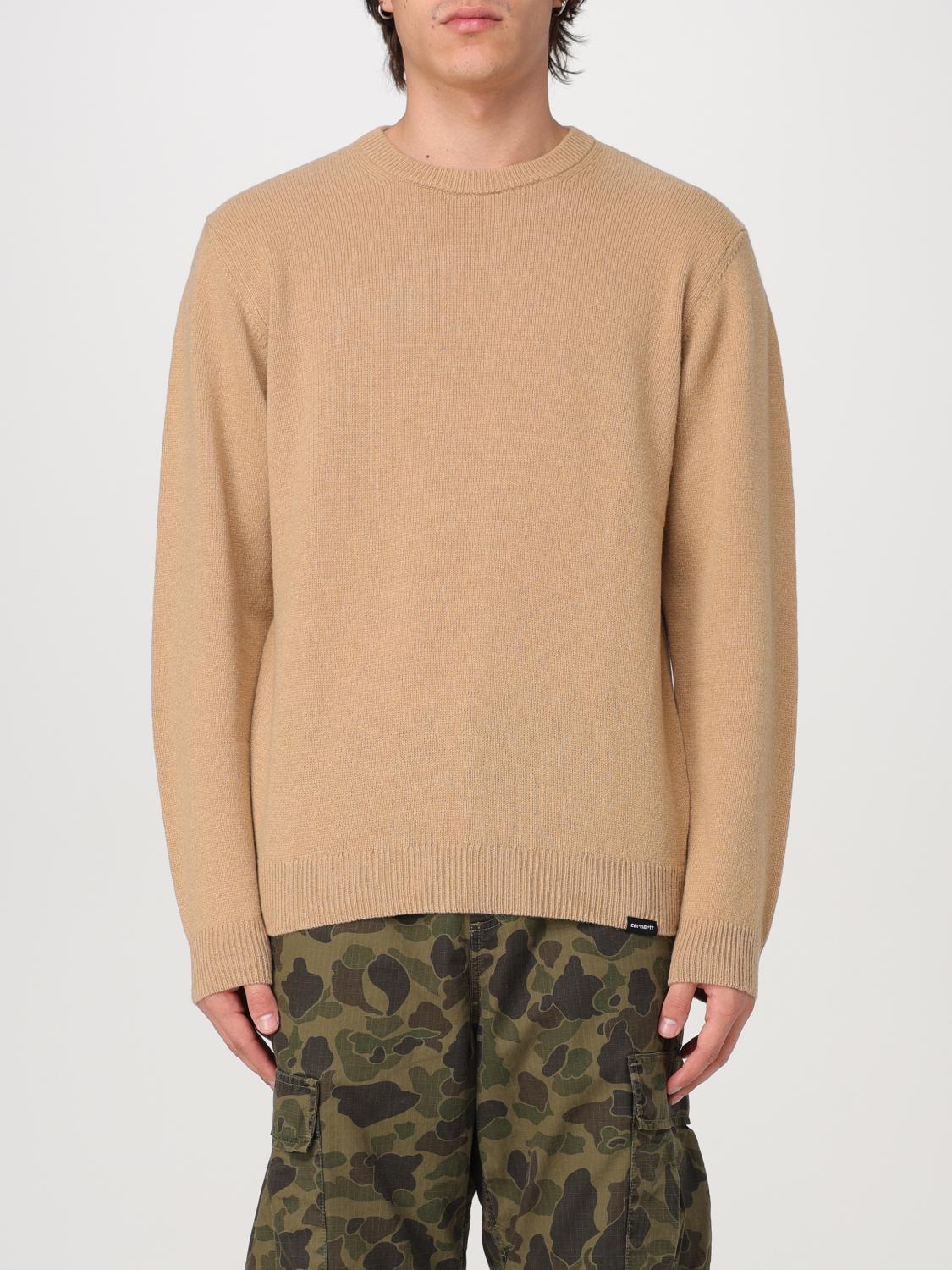 Shop Carhartt Sweater  Wip Men Color Beige