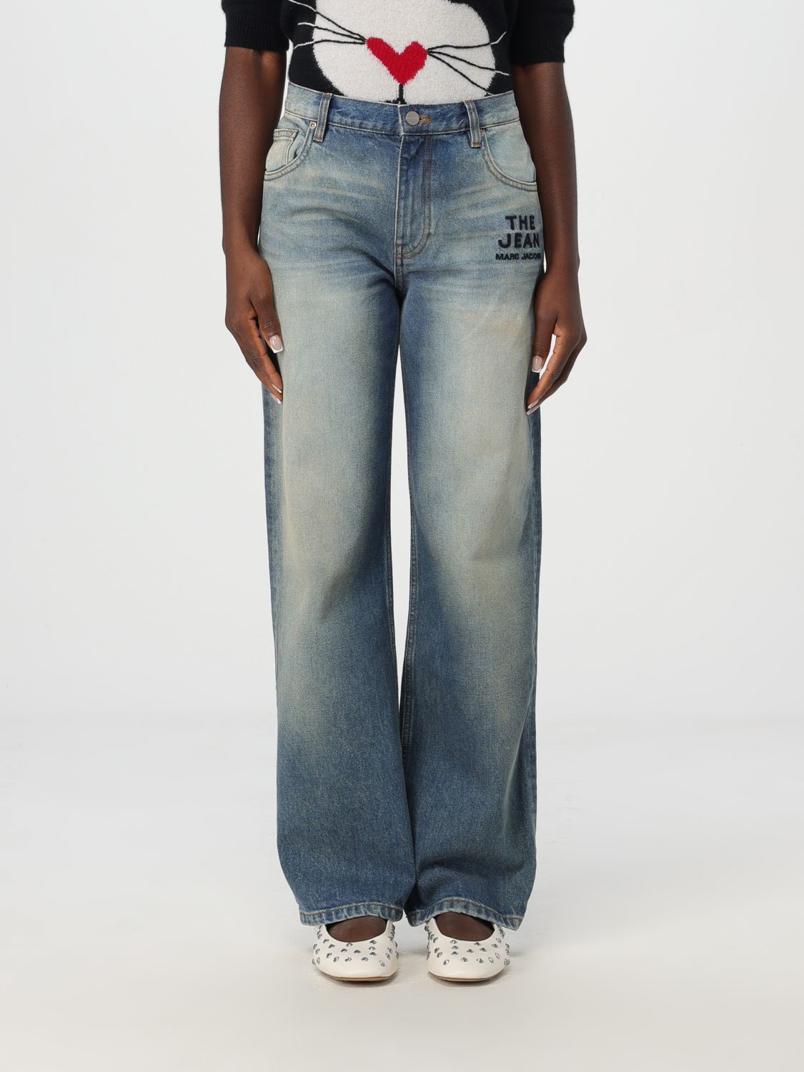 Shop Marc Jacobs Jeans  Woman Color Blue In Blau