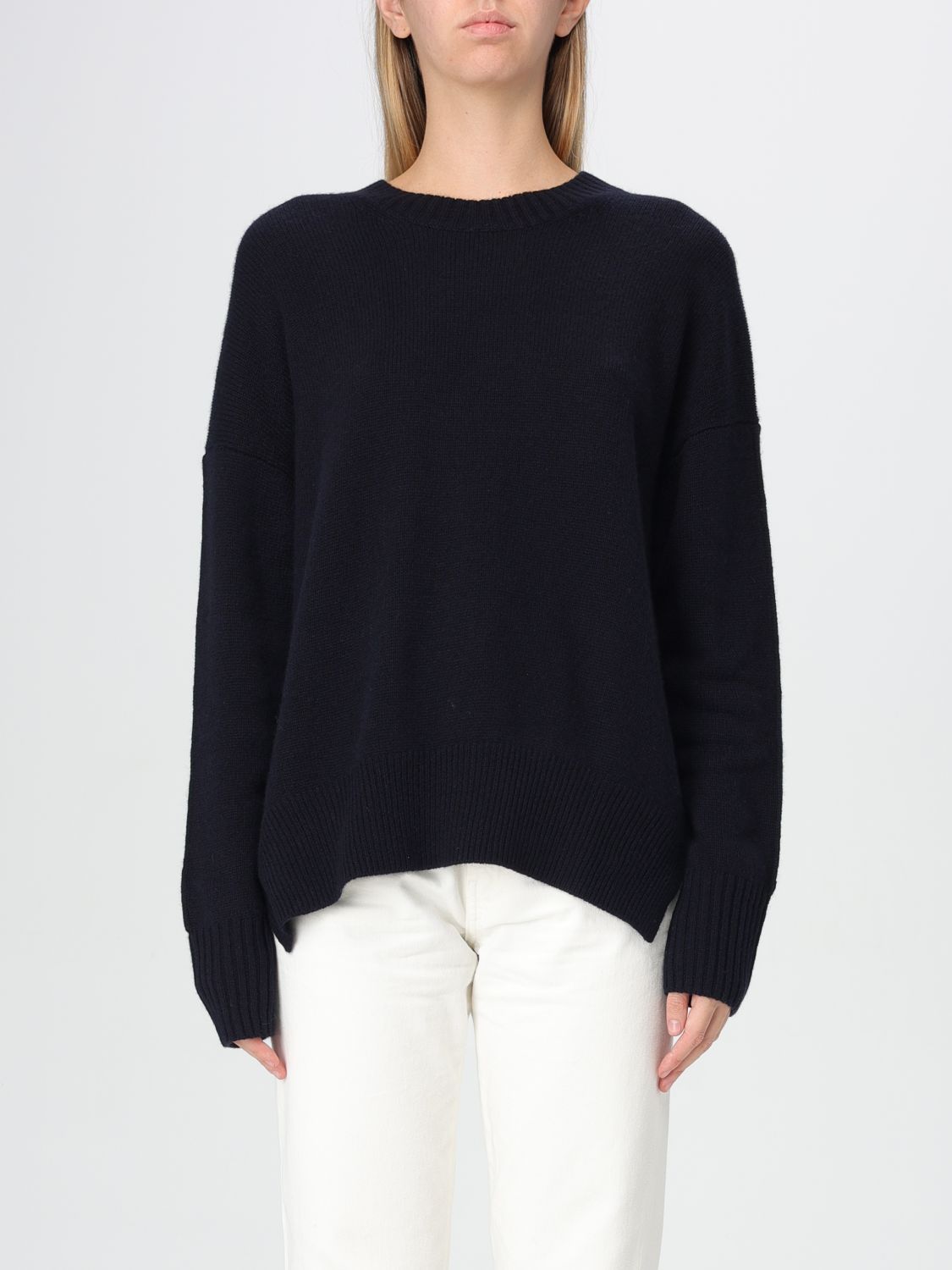 Shop Allude Sweater  Woman Color Black In Schwarz