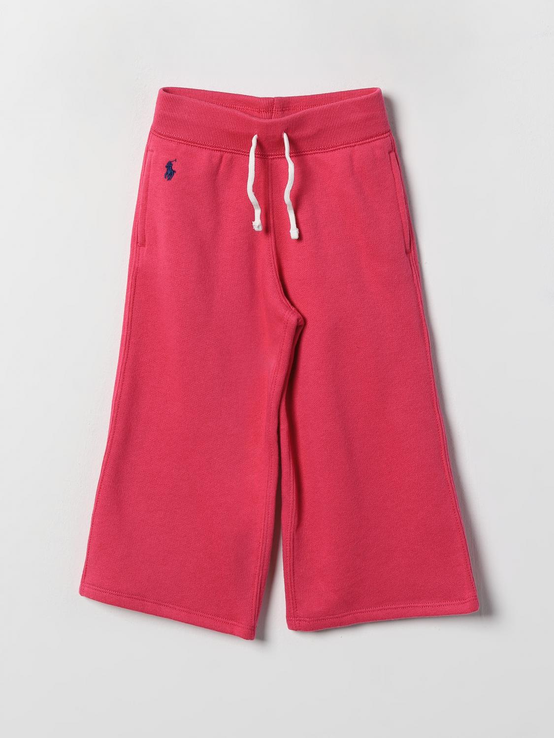 Polo Ralph Lauren Pants Kids Color Fuchsia In 紫红色