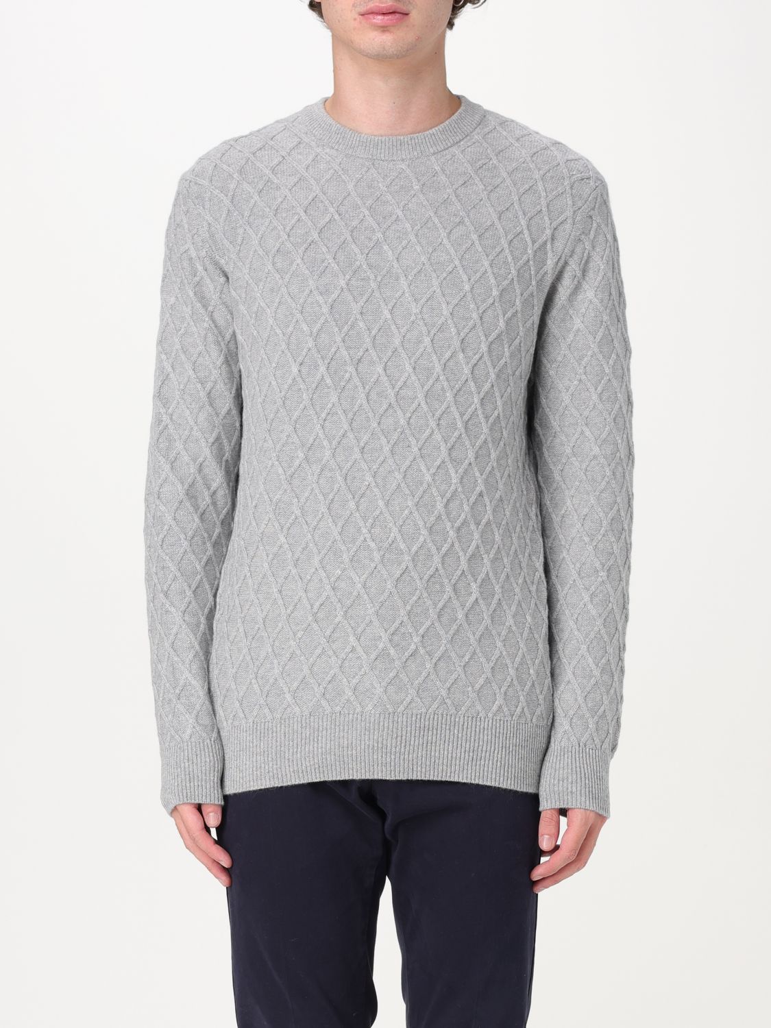 Shop Ballantyne Sweater  Men Color Grey In Grau