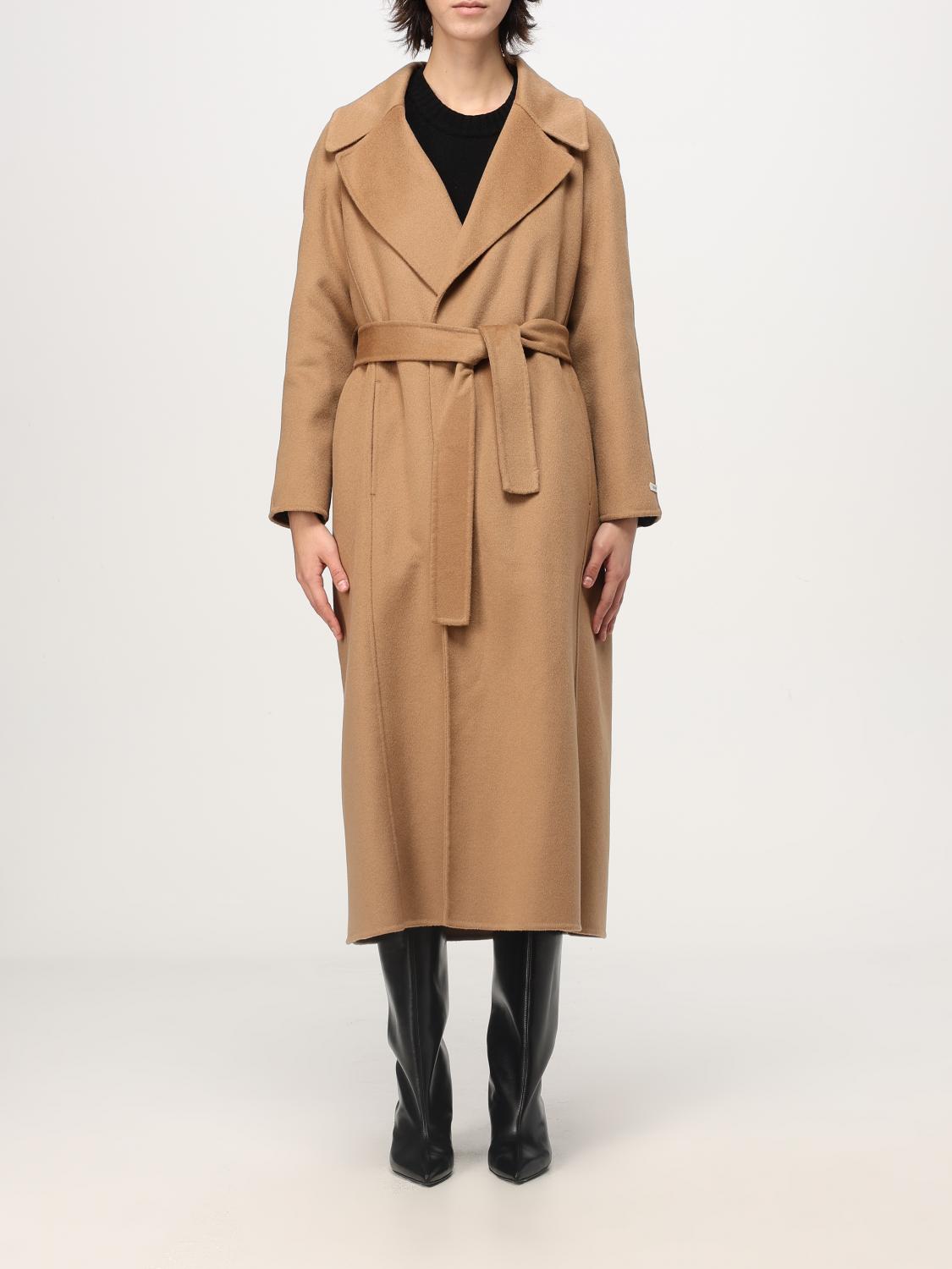 Paltò Coat Woman Color Hazel In Haselnuss