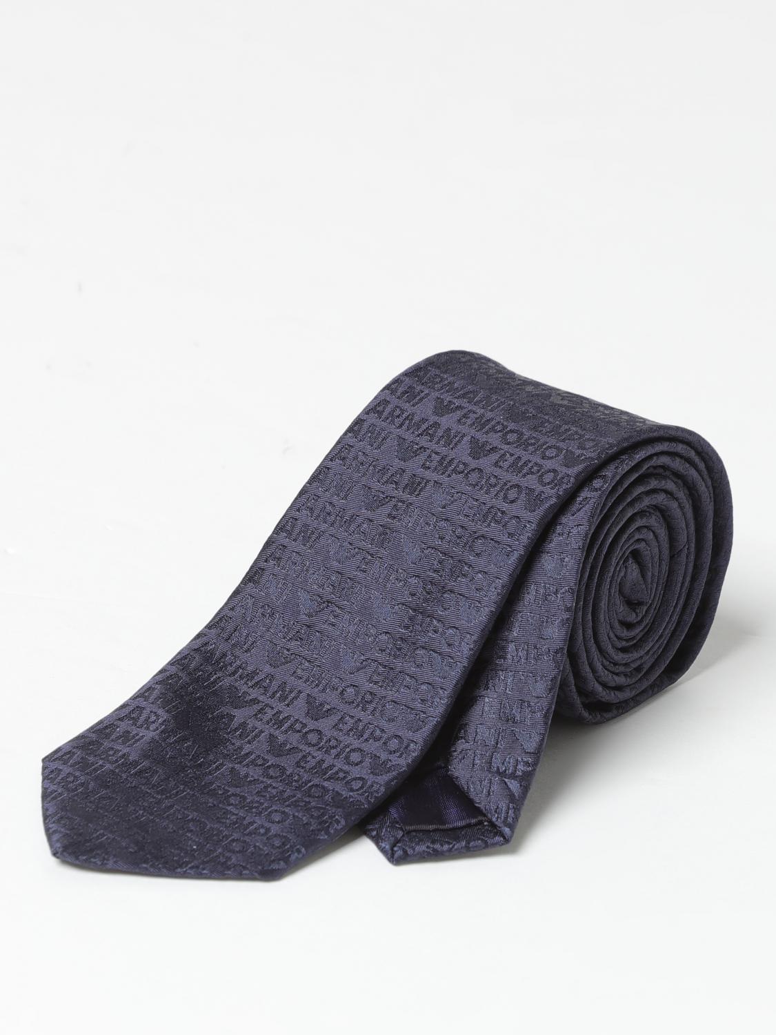 Emporio Armani Tie Kids  In Blue