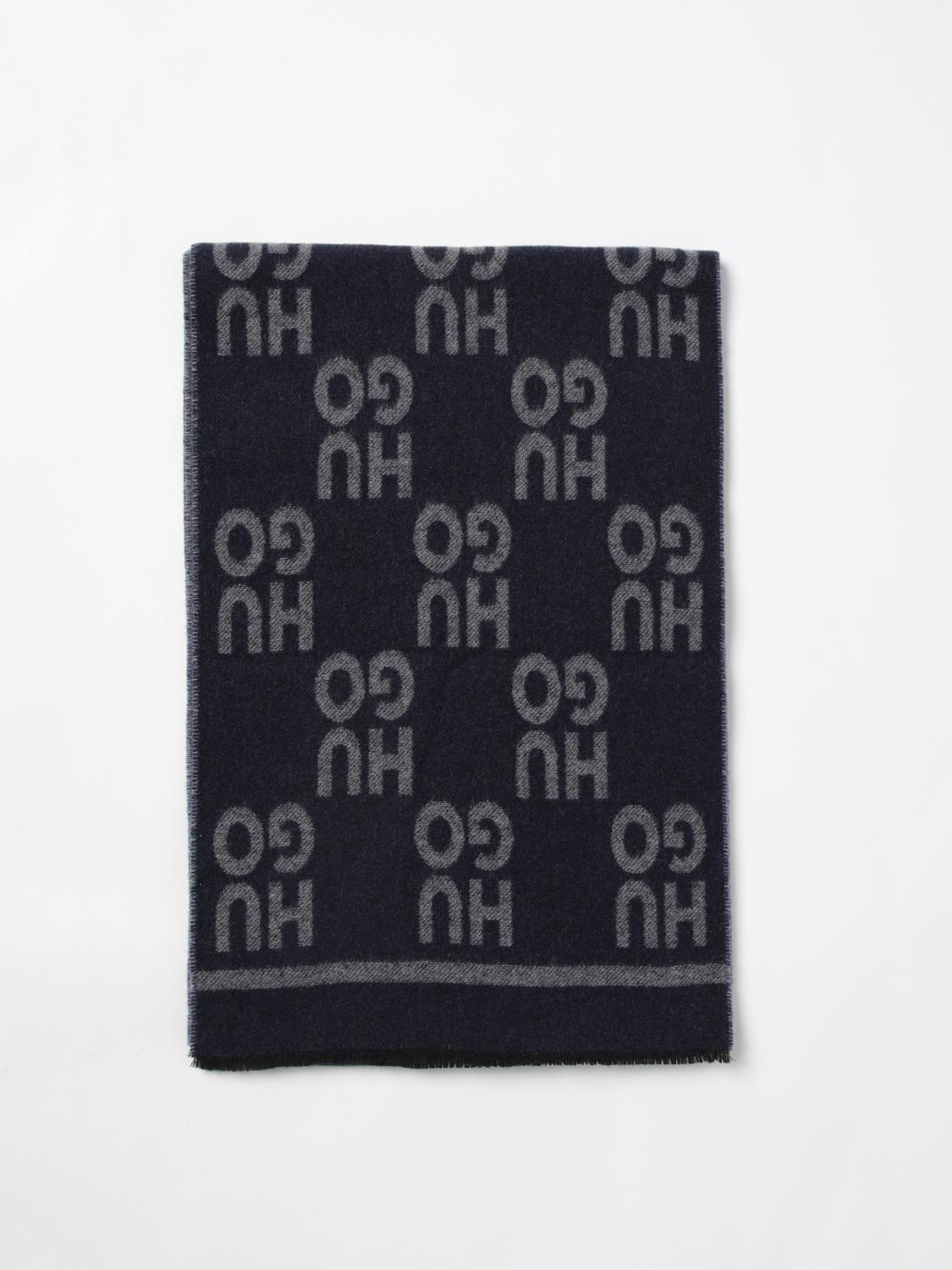 Scarf HUGO Men color Black