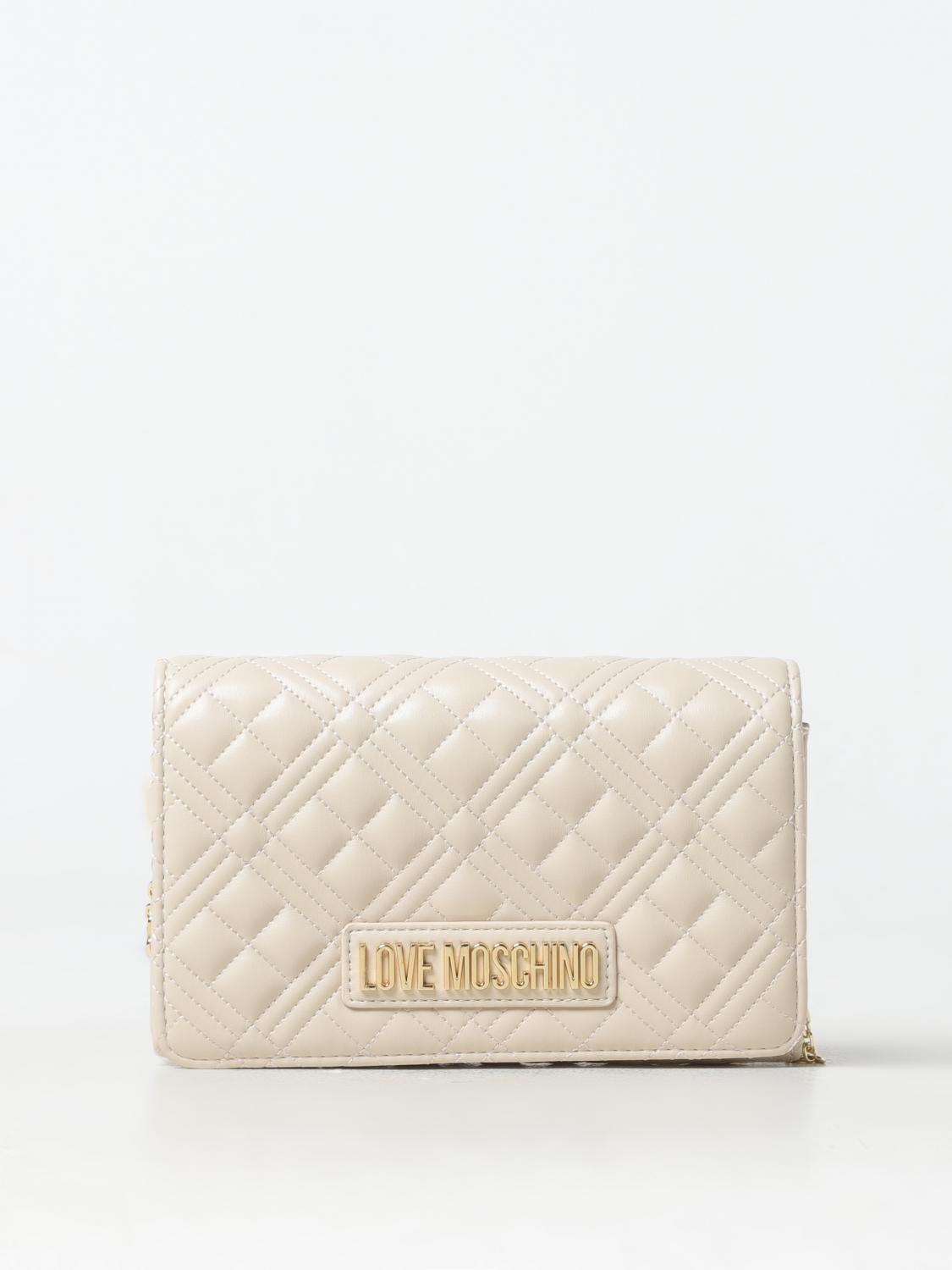 Love Moschino Crossbody Bags  Woman Color Ivory In Ivory