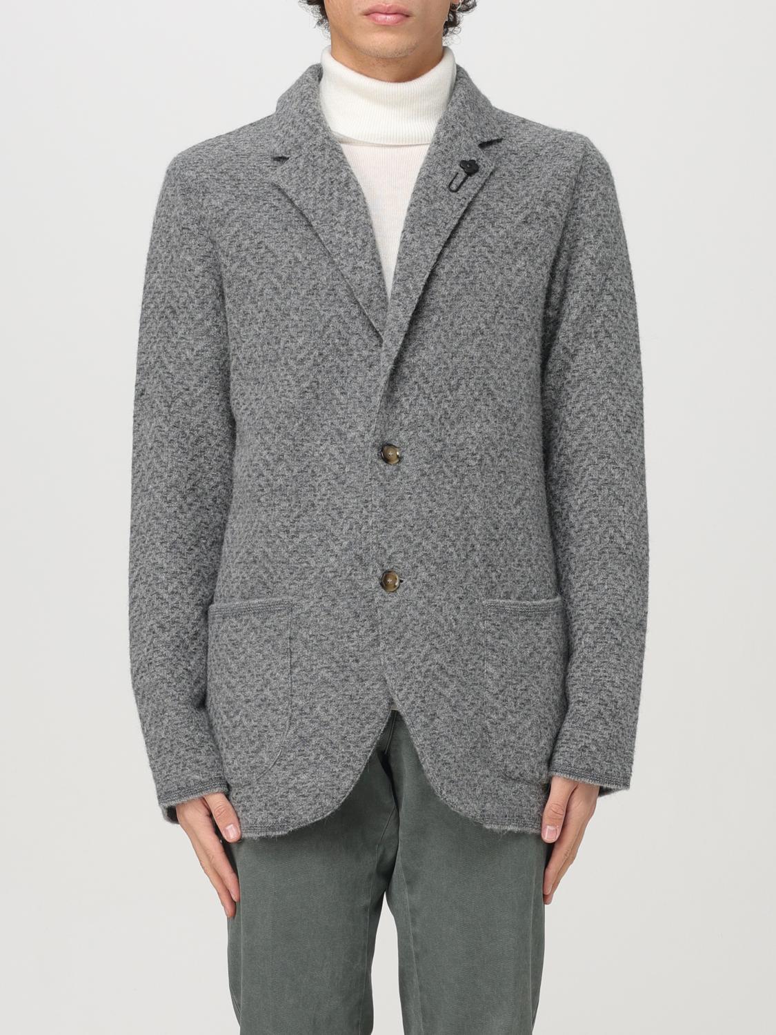 Lardini Jacket  Men Color Grey In Grau