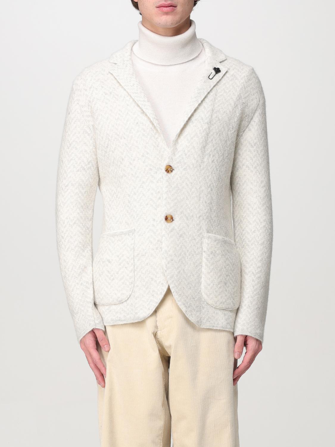 Lardini Jacket Men Color Natural In Natural