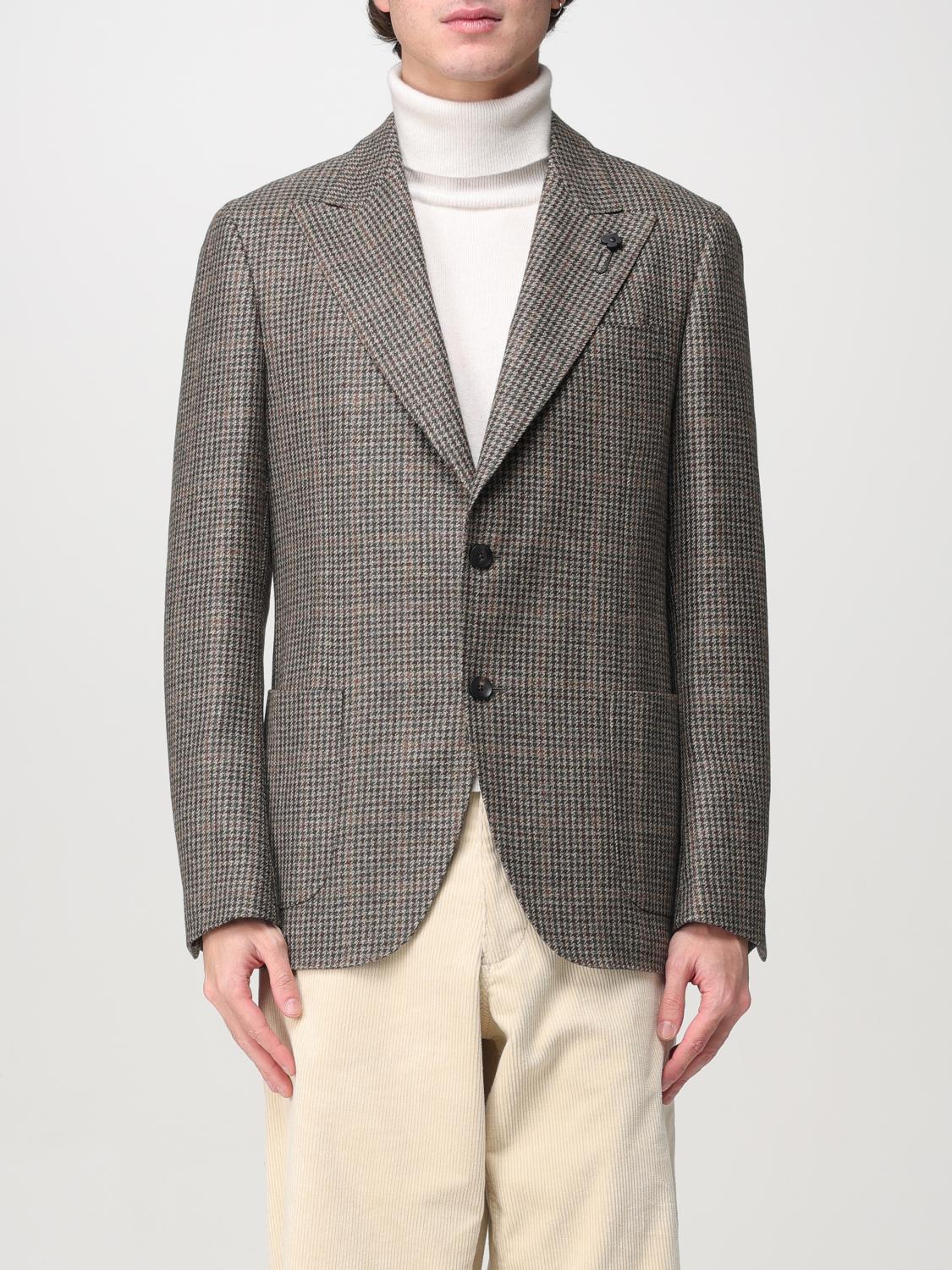 Lardini Jacket  Men Color Brown In Braun