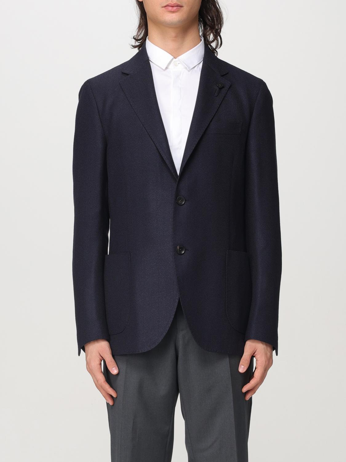 Lardini Jacket  Men Color Blue In Blau