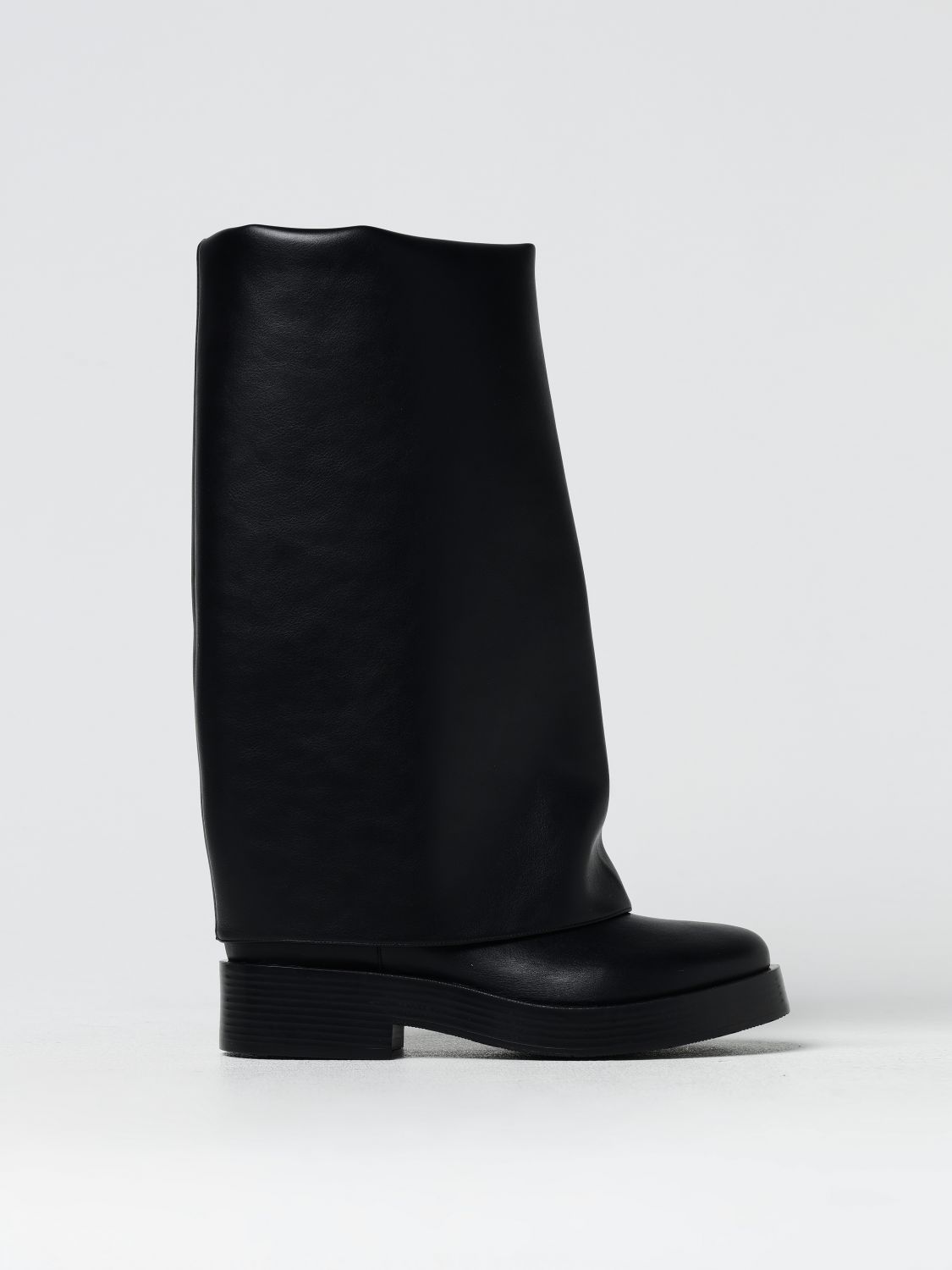 Shop Casadei Boots  Woman Color Black In Schwarz