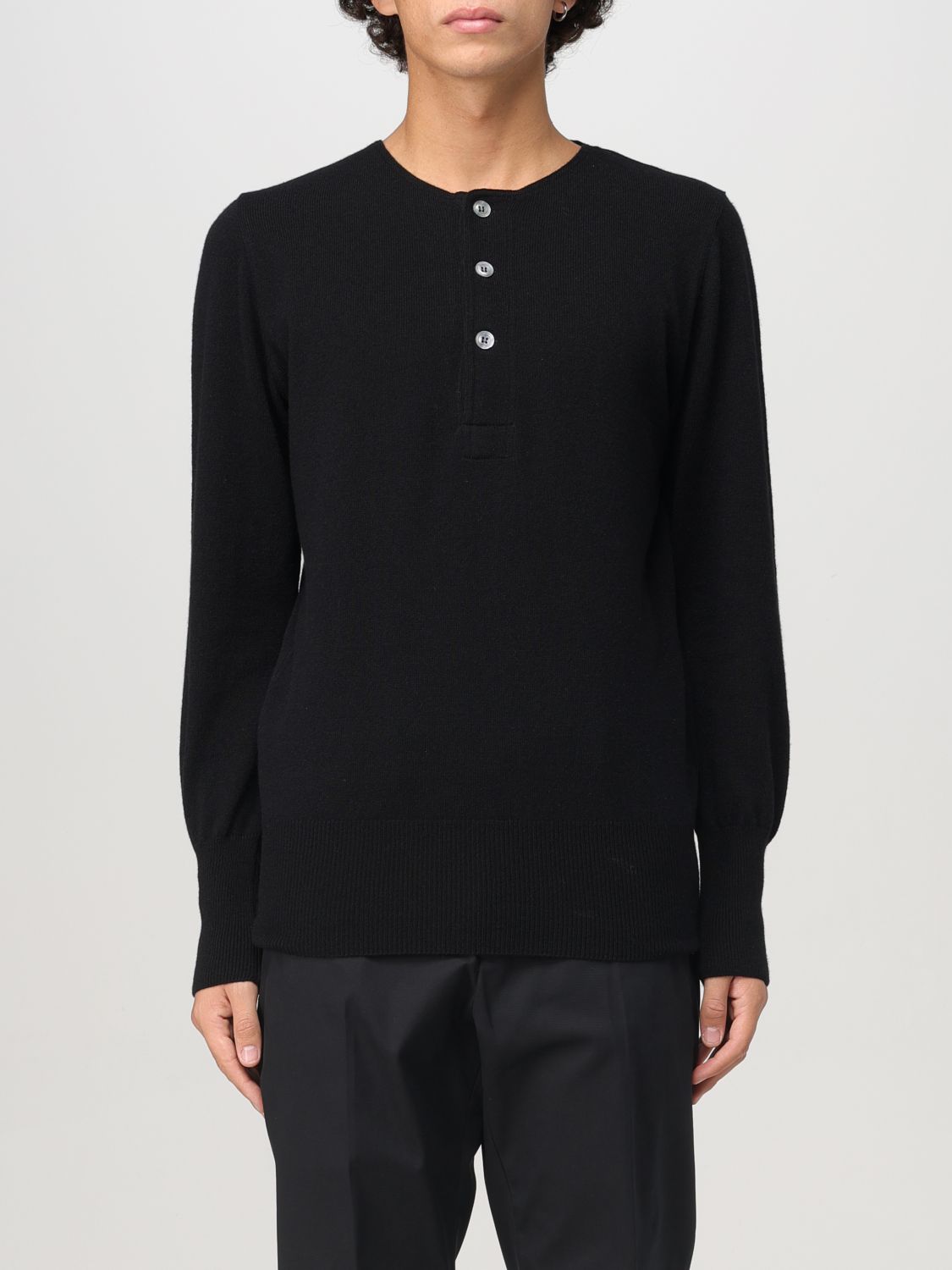 Shop Lardini Sweater  Men Color Black In Schwarz