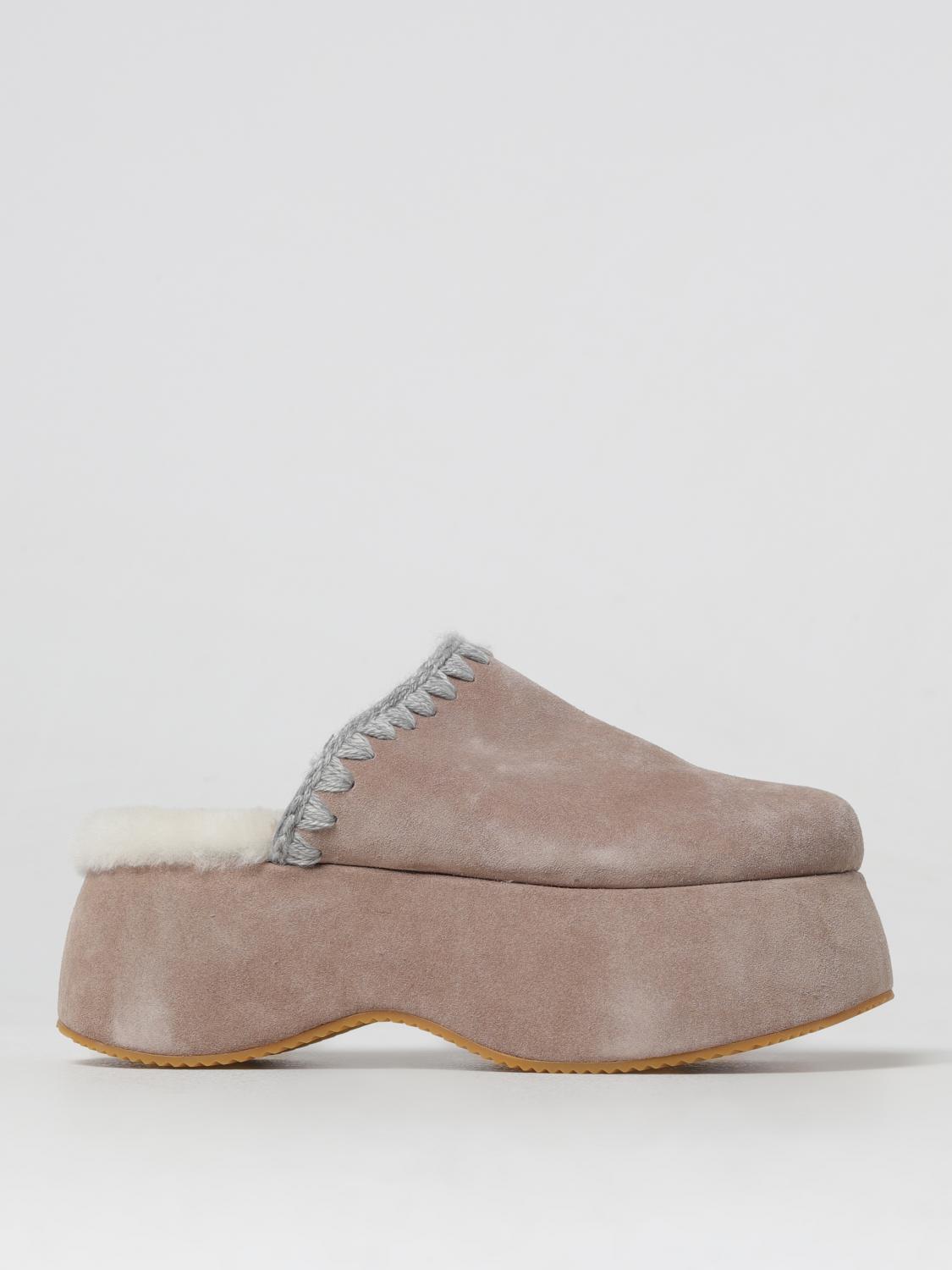 Mou Chunky Platform Sabot In Grau
