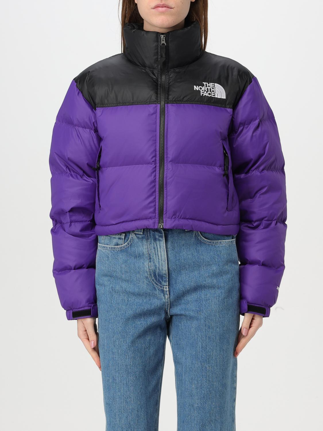 The North Face 1996 Retro Nuptse Short Down Jacket In Violett