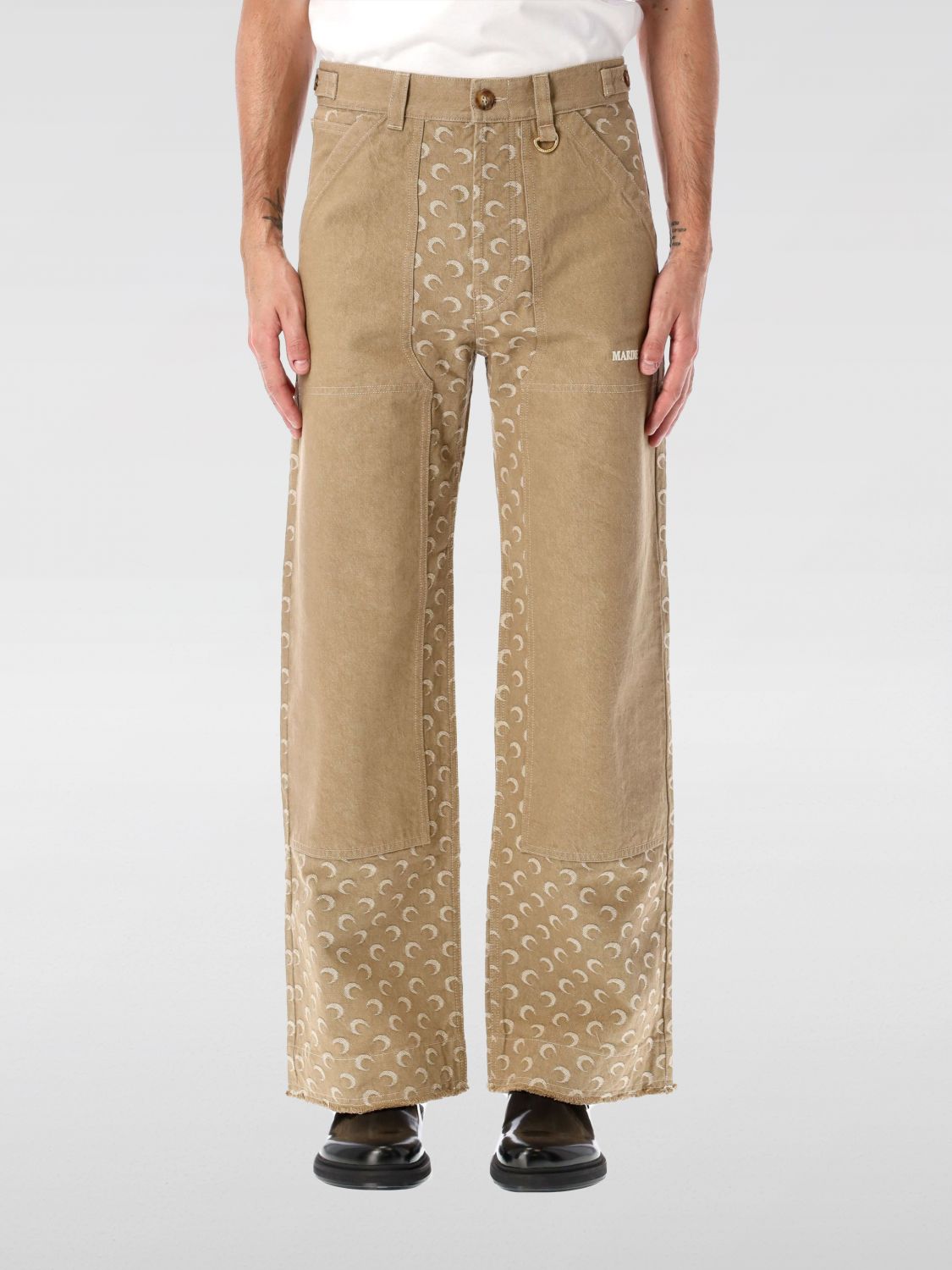 Marine Serre Pants  Men Color Beige