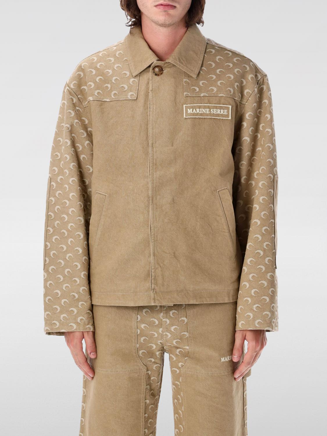 外套 MARINE SERRE 男士 颜色 米色