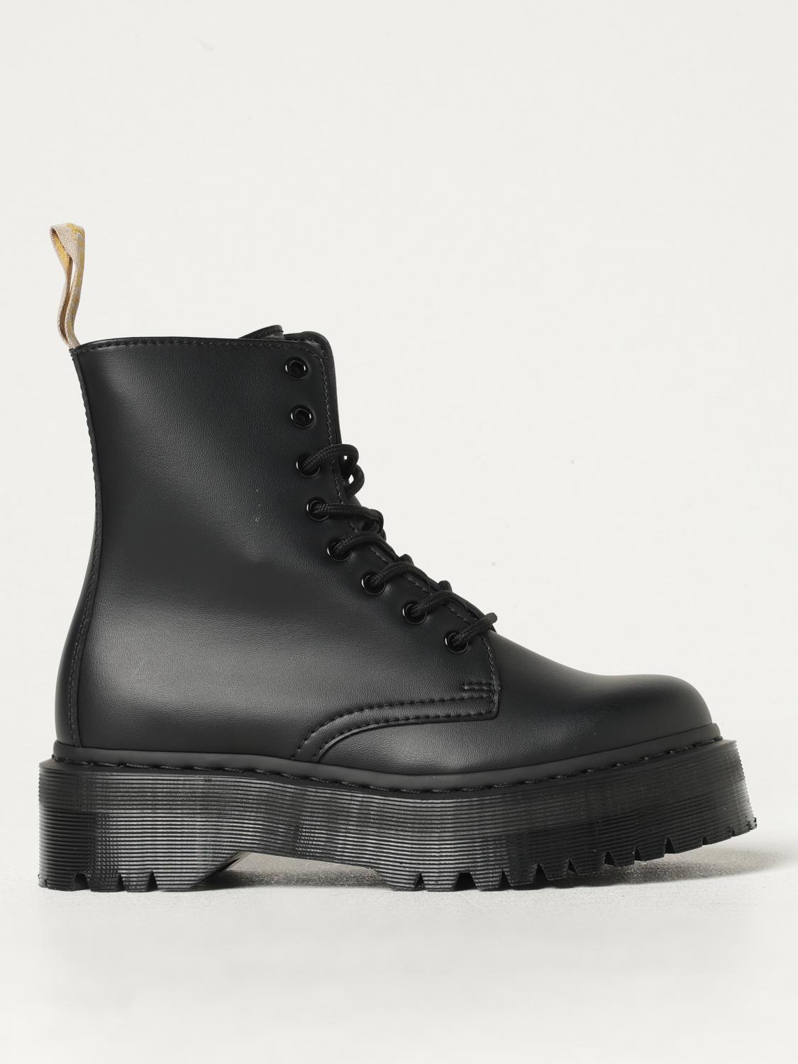 Dr. Martens' 1460 Pascal Mono Lace-up Boots In Schwarz