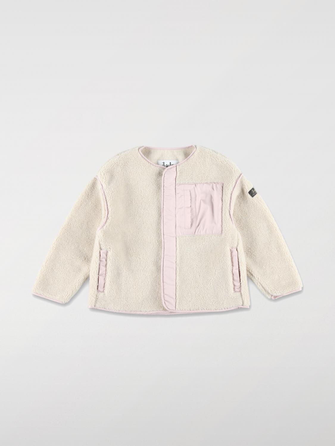 Shop Il Gufo Jacket  Kids Color Beige