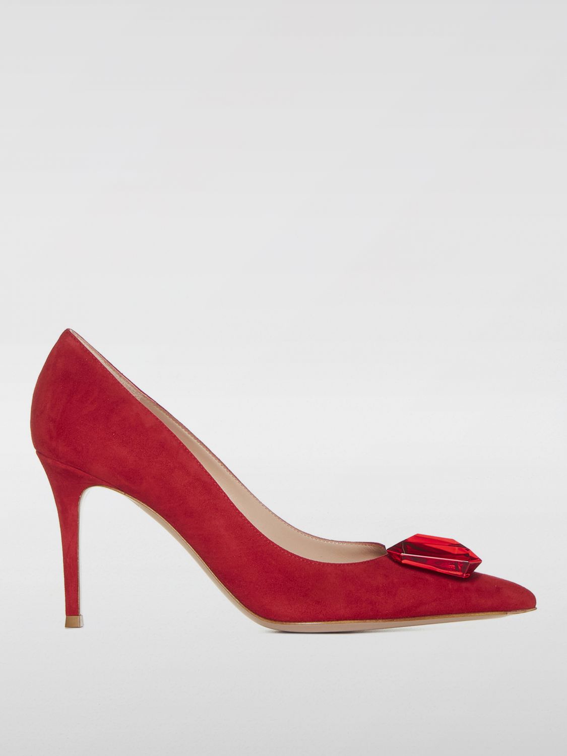 Shop Gianvito Rossi Pumps  Woman Color Red In Rot