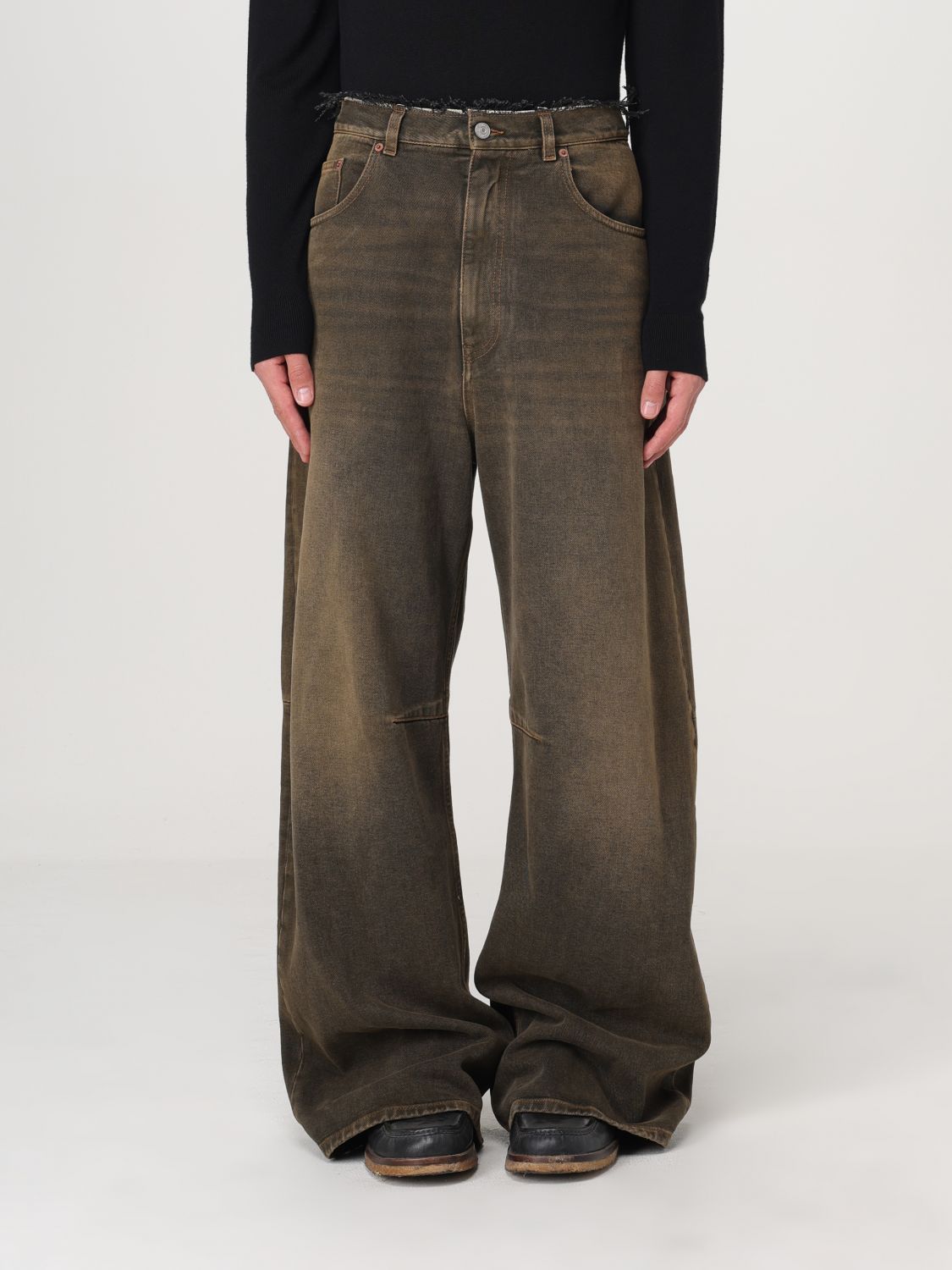 Mm6 Maison Margiela Jeans  Men Color Brown In Braun