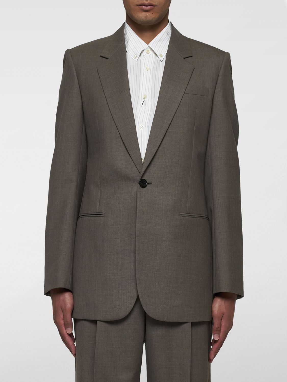 Saint Laurent Jacket  Men Color Grey In Neutral