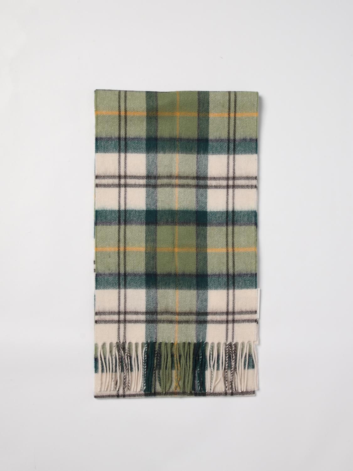 Scarf BARBOUR Men color Green Scarf BARBOUR Men color Green