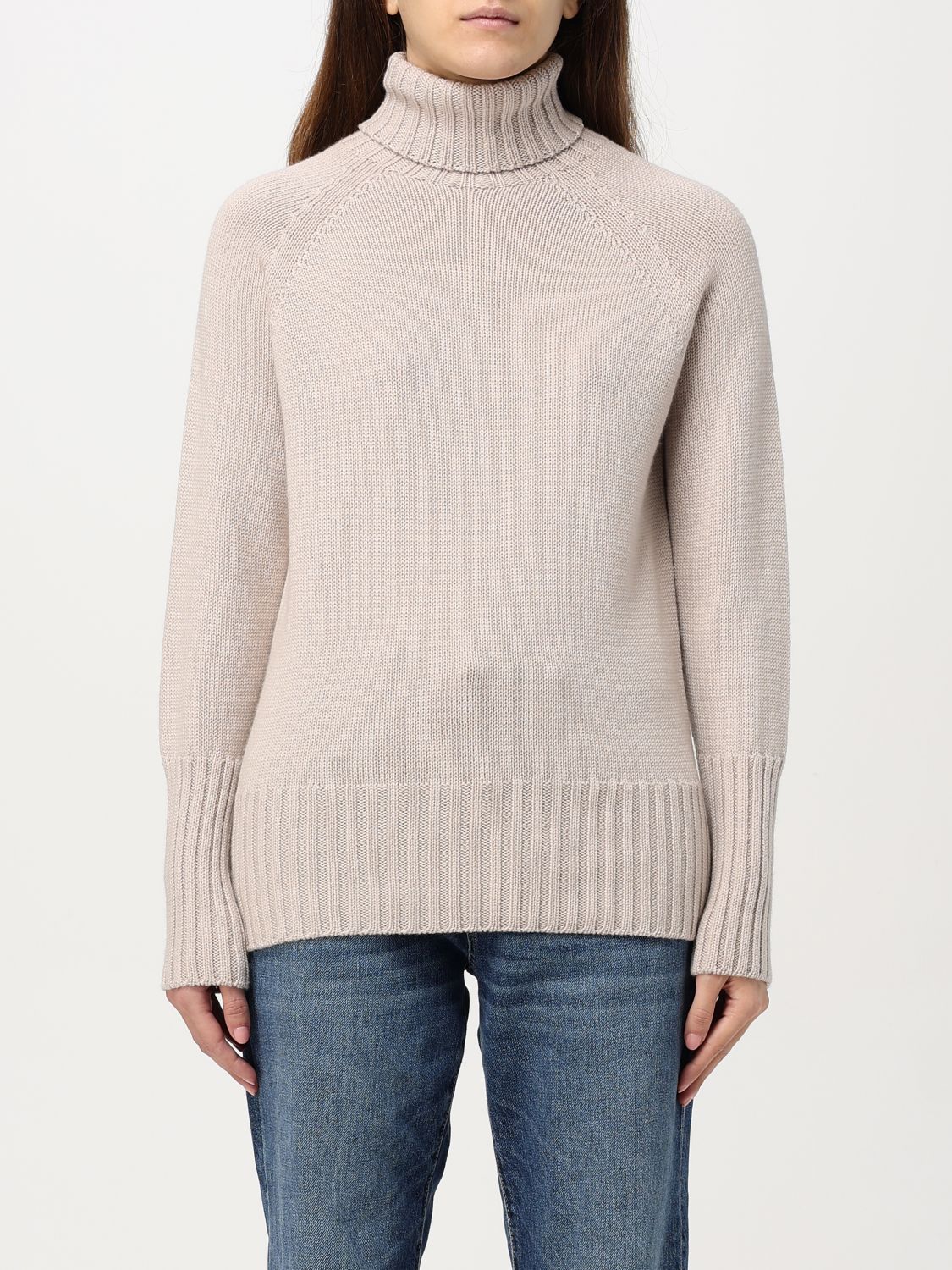 Shop Drumohr Sweater  Woman Color Grey In Grau