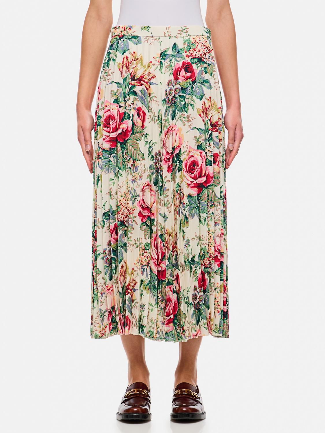 Shop Junya Watanabe Skirt Woman Color White In Weiss