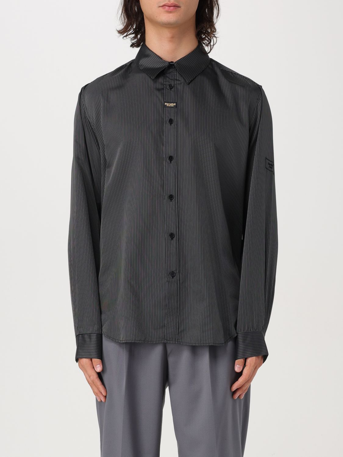 Shop Martine Rose Shirt  Men Color Black In Schwarz