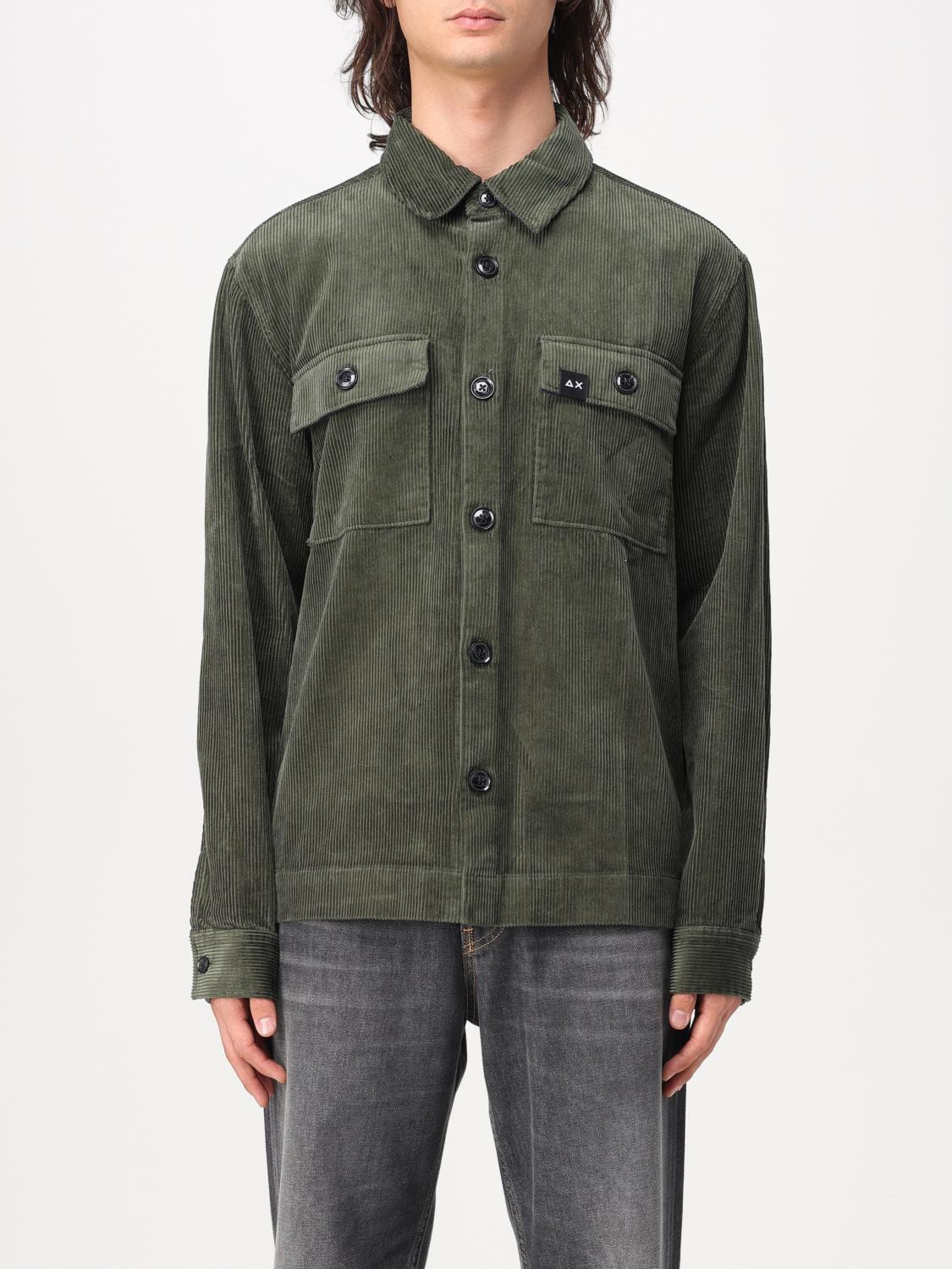 Sun 68 Shirt Men Color Green In Grün