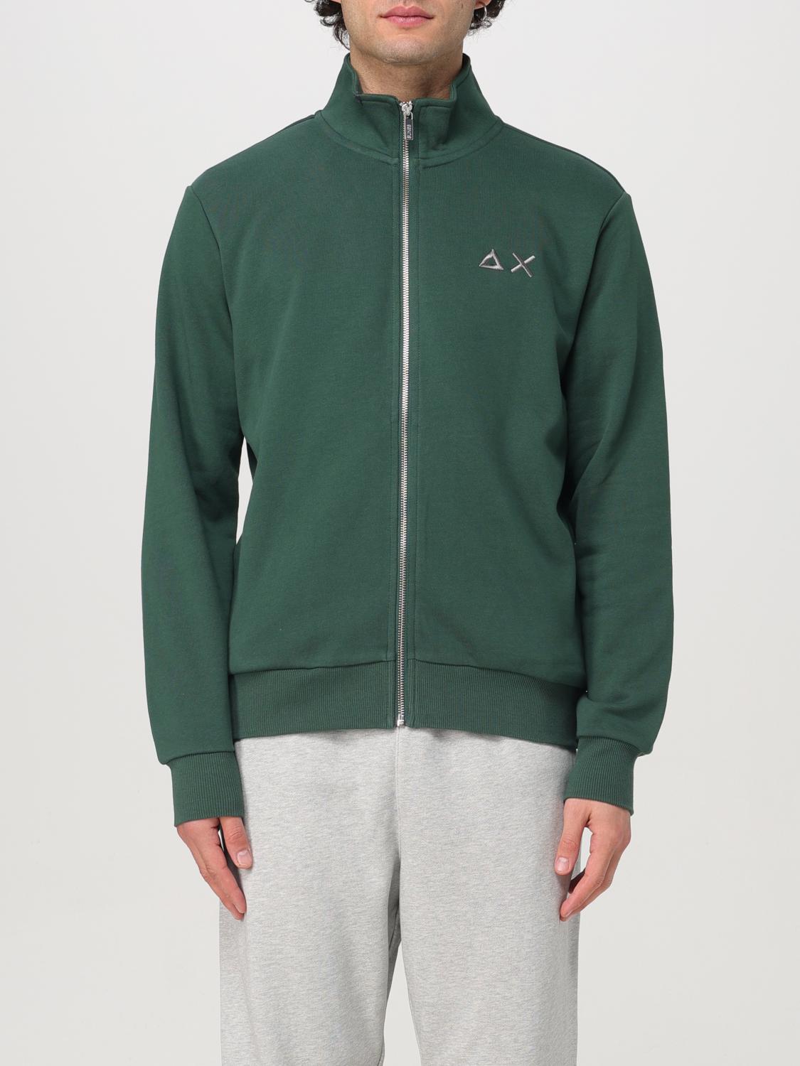 Sun 68 Sweater Men Color Green In Grün